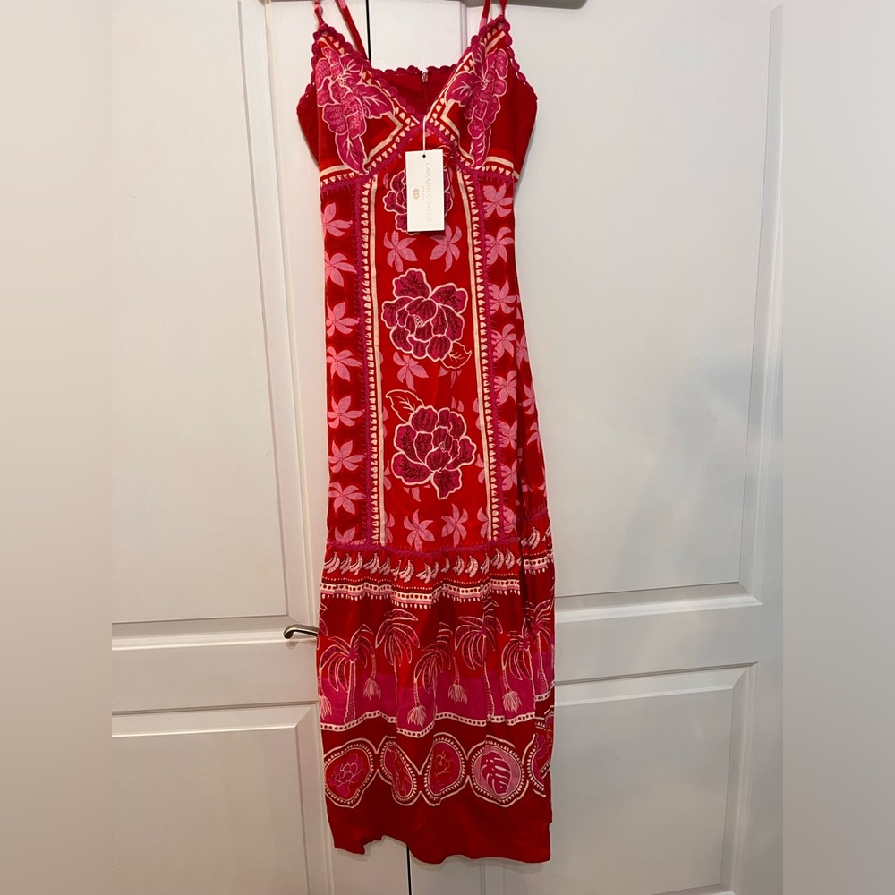 Caroline Constas floral dress
